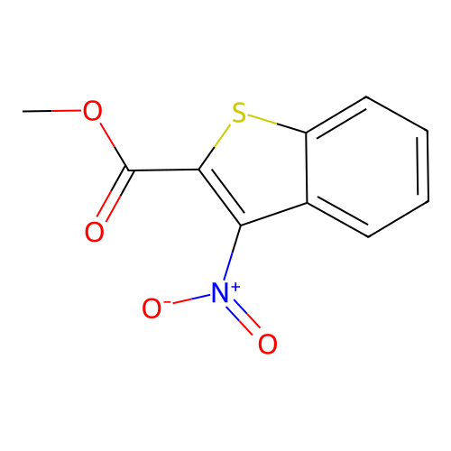 Methyl 3-nitro-1-benzothiophene-2-carboxylate structure