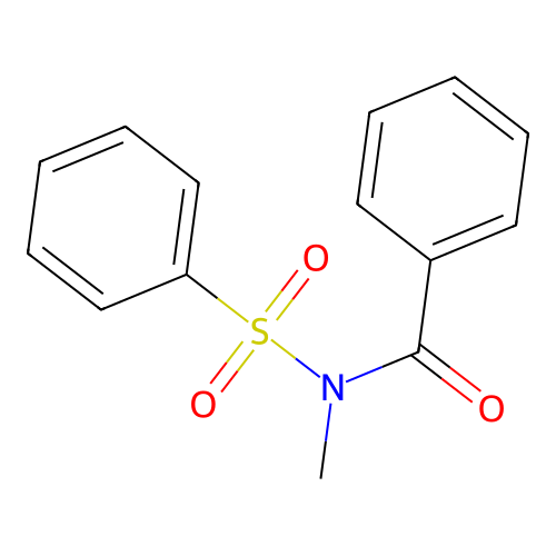 N-methyl-N-(phenylsulfonyl)benzamide structure