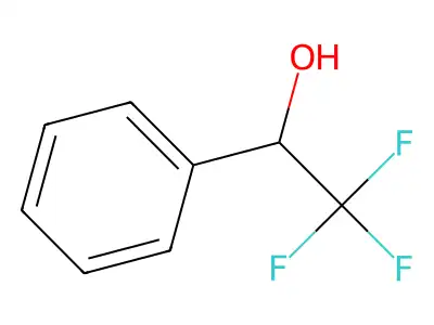(+)-2,2,2-Trifluoro-1-phenylethanol structure