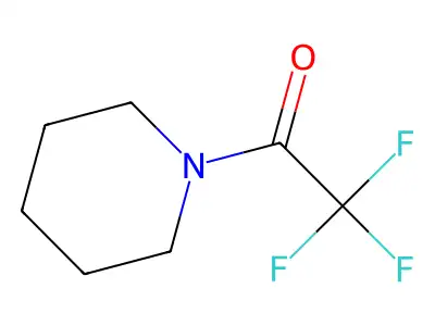 1-Trifluoroacetyl piperidine structure