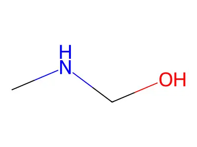 Methylaminomethanol structure