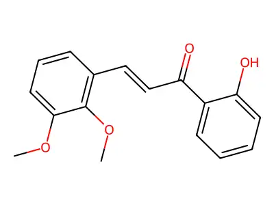 3-(2,3-Dimethoxyphenyl)-1-(2-hydroxyphenyl)prop-2-en-1-one structure