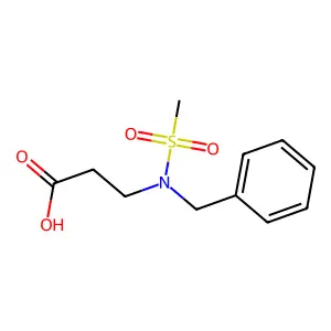 3-(Benzyl-methanesulfonyl-amino)-propionic acid structure
