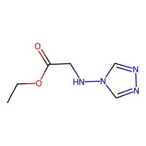 Ethyl 2-((4H-1,2,4-triazol-4-yl)amino)acetate structure