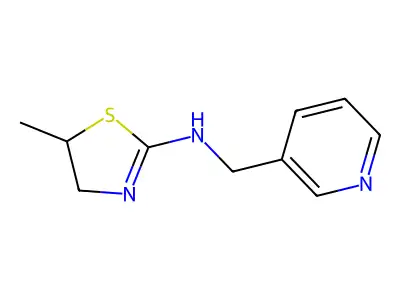 5-methyl-N-(pyridin-3-ylmethyl)-4,5-dihydro-1,3-thiazol-2-amine structure