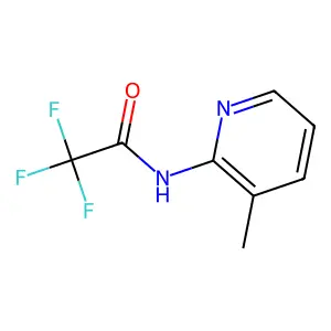 2,2,2-trifluoro-N-(3-methylpyridin-2-yl)acetamide structure