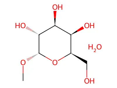 METHYL ALPHA-D-GALACTOPYRANOSIDE MONOHYDRATE structure
