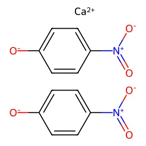 phenol, p-nitro-, calcium salt structure