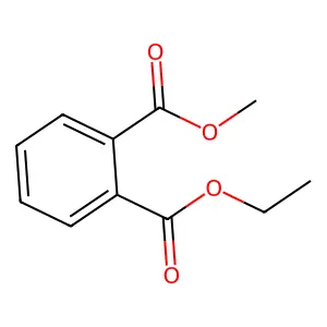 Methyl ethyl phthalate structure
