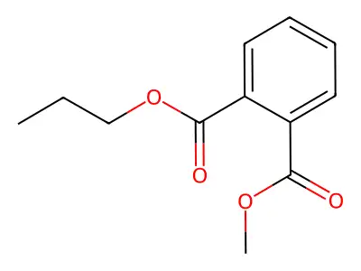 Phthalic acid, methyl 2-propyl ester structure