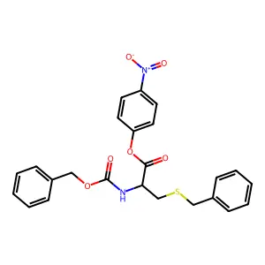 Z-Cys(Bzl)-ONp structure