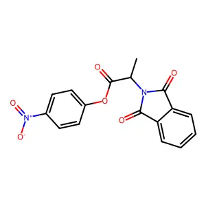 4-Nitrophenyl (2S)-2-(1,3-dioxo-1,3-dihydro-2H-isoindol-2-yl)propanoate structure