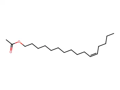 (Z)-Hexadec-11-enyl acetate structure