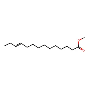 11-Tetradecenoic acid, methyl ester, (Z)- structure