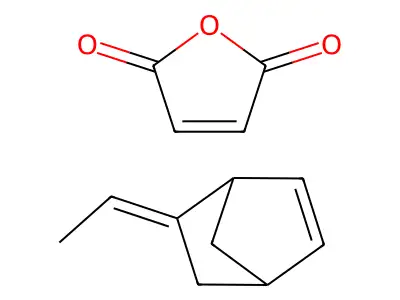 5-Ethylidenebicyclo[2.2.1]hept-2-ene;furan-2,5-dione structure