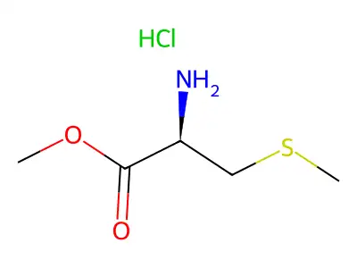 Methyl S-methyl-L-cysteinate--hydrogen chloride (1/1) structure