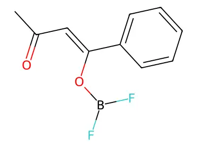 3-Buten-2-one, 4-[(difluoroboryl)oxy]-4-phenyl- structure