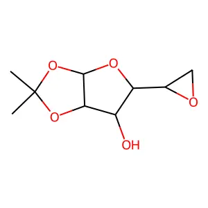 2,2-Dimethyl-5-oxiranyl-tetrahydro-furo[2,3-d][1,3]dioxol-6-ol structure