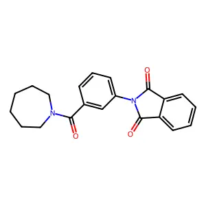 2-[3-(Azepane-1-carbonyl)phenyl]isoindole-1,3-dione structure