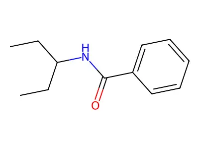 N-(1-Ethylpropyl)benzamide structure