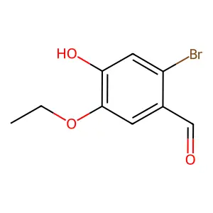 2-Bromo-5-ethoxy-4-hydroxybenzaldehyde structure