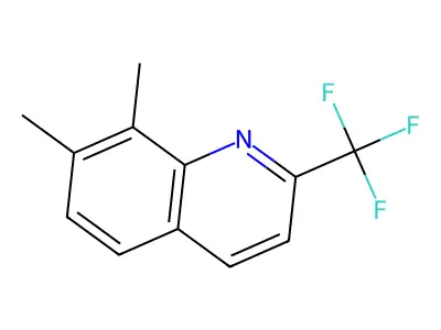 7,8-Dimethyl-2-(trifluoromethyl)quinoline structure