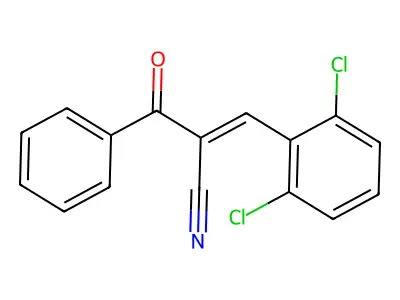 2-Benzoyl-3-(2,6-dichlorophenyl)prop-2-enenitrile structure