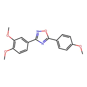 3-(3,4-Dimethoxyphenyl)-5-(4-methoxyphenyl)-1,2,4-oxadiazole structure