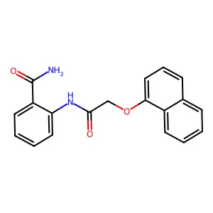 2-[(2-Naphthalen-1-yloxyacetyl)amino]benzamide structure