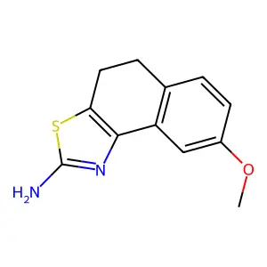 8-Methoxy-4,5-dihydro-naphtho[1,2-d]thiazol-2-yl-amine structure