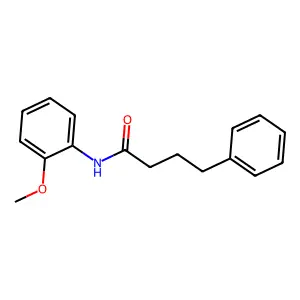 N-(2-methoxyphenyl)-4-phenylbutanamide structure