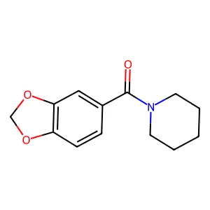 1,3-苯并二氧杂环戊烯-5-基-1-哌啶基甲酮 structure