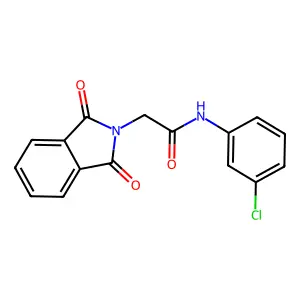 N-(3-Chloro-phenyl)-2-(1,3-dioxo-1,3-dihydro-isoindol-2-yl)-acetamide structure