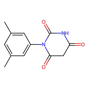 1-(3,5-Dimethylphenyl)-1,3-diazinane-2,4,6-trione structure