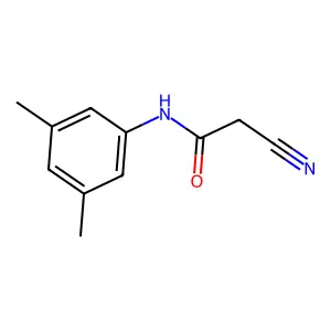 2-cyano-N-(3,5-dimethylphenyl)acetamide structure