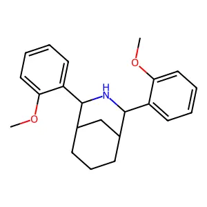 2,4-Bis(2-methoxyphenyl)-3-azabicyclo[3.3.1]nonane structure
