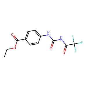 Ethyl 4-({[(trifluoroacetyl)amino]carbonyl}amino)benzoate structure