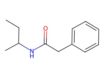N-(butan-2-yl)-2-phenylacetamide structure