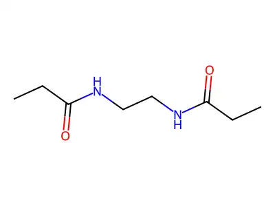 N,N'-(ethane-1,2-diyl)dipropionamide structure