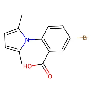 5-溴-2-(2,5-二甲基吡咯-1-基)苯甲酸 structure