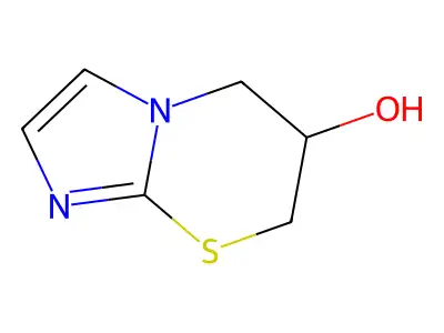 6,7-dihydro-5H-imidazo[2,1-b][1,3]thiazin-6-ol structure