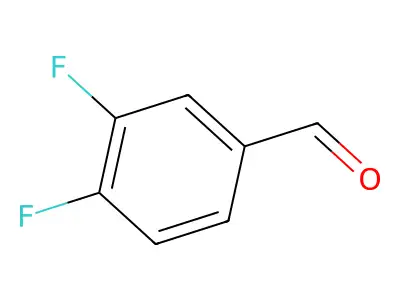 3,4-Difluorobenzaldehyde structure