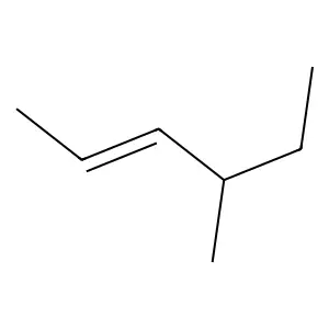 4-Methylhex-2-ene structure