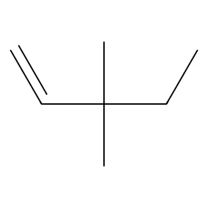 3,3-Dimethylpent-1-ene structure