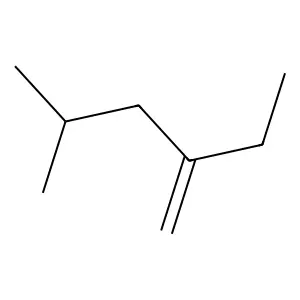 2-Ethyl-4-methyl-1-pentene structure