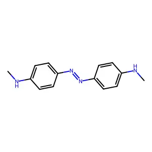 4,4'-Bis(methylamino)azobenzene structure
