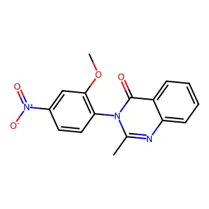 硝甲喹酮 structure