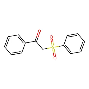 1-Phenyl-2-(phenylsulphonyl)ethan-1-one structure