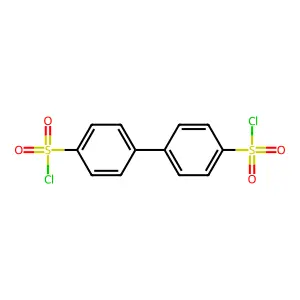 (1,1'-联苯)-4,4'-二磺酰二氯 structure