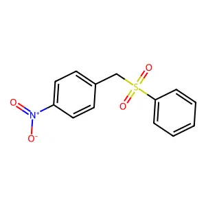 1-Nitro-4-[(phenylsulfonyl)methyl]benzene structure